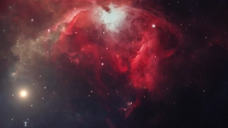 Volando-Hacia-Las-Nebulosas-Cósmicas-Del-Universo-Infinito