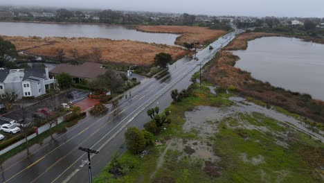 aerial-view-of-Carlsbad-lagoon-flooding