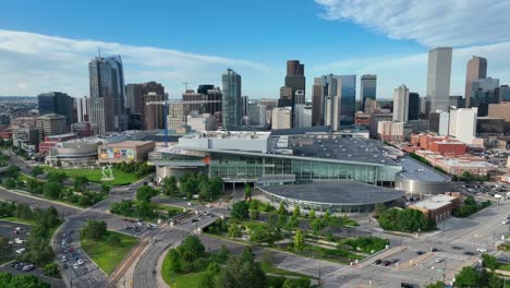 Denver,-Colorado-convention-center-and-skyline