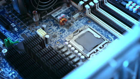 Mother-Board-of-a-Workstation-Computer-with-Processors-and-Memory