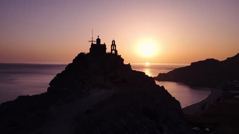Erstaunlicher-Sonnenuntergang-Auf-Der-Insel-Kreta