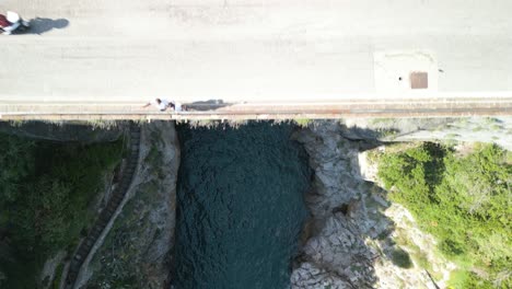 Aerial-Pullback-Reveals-Fiordo-di-Furore-Bridge