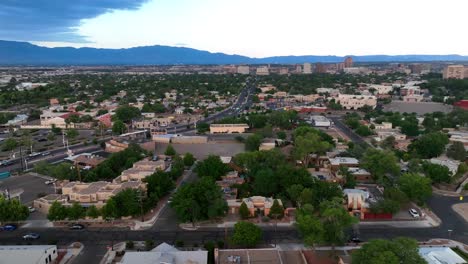 Residential-neighborhood-outside-of-Albuquerque,-New-Mexico