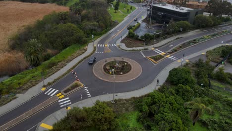 a-roundabout-in-Carlsbad-drone-view
