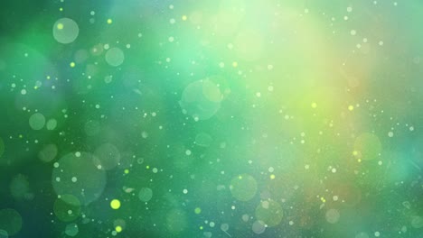 Bokeh-Dreams:-Defocused-Green-Background-with-Floating-Particles-and-Ethereal-Lights