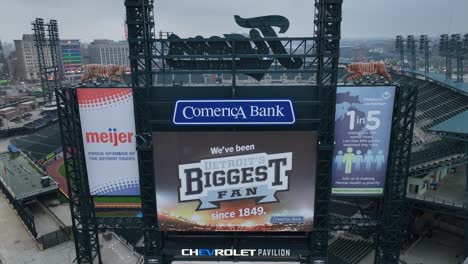 Comerica-Bank-is-home-of-the-Detroit-Tigers-MLB-team