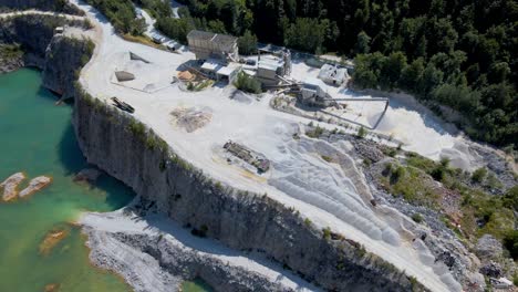 Stunning-4K-drone-footage-of-the-quarry-near-Velenje-in-the-country-of-Slovenia