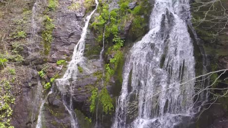 Beautiful-close-up-view-of-Rausor-Waterfall-cascades