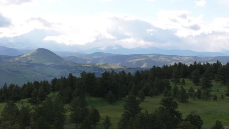 Aerial-landscape-of-Colorado,-United-States