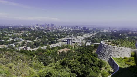 Static-view-of-Los-Angeles-California-taken-from-The-Getty-Center