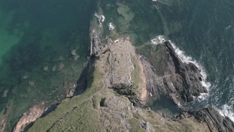 Aerial-Raw-Footage-of-Breathtaking-Cliff-Waves-Crashing-in-Sanxenxo-Spain