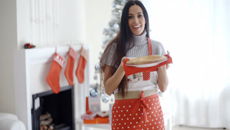 Smiling-laughing-young-Christmas-cook