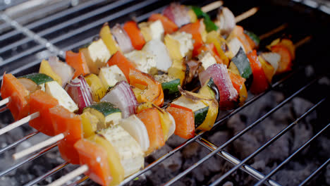 Delicious-vegetable-kabobs-on-grill
