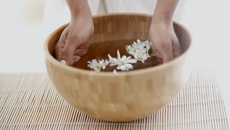Female-Hands-With-Bowl-Of-Aroma-Water