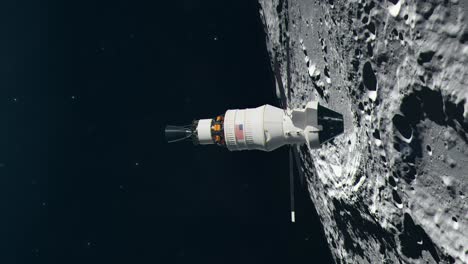 Orion-Spaceship-Arriving-at-the-Moon