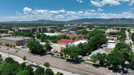 Campus-De-La-Universidad-Estatal-De-Colorado-En-Fort-Collins,-Colorado