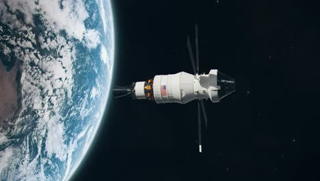 Orion-Spaceship-Leaving-Earth-Before-Heading-to-the-Moon