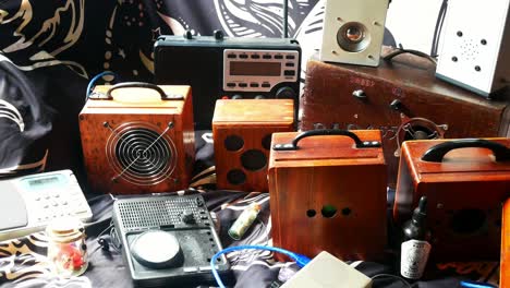 Collection-of-spirit-and-ghost-box-electronic-EVP-investigation-communication-equipment