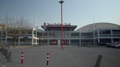 Sporthallenkomplex-Sporthallen-Südamsterdam-Südaußenseite-Einschieben