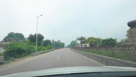 travelling-at-village-road-wide-view-empty-road