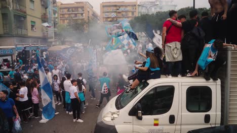 Celebrations-of-football-club-Napoli-and-champions-of-Serie-A