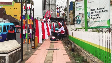 Flags-seller-on-the-road-side