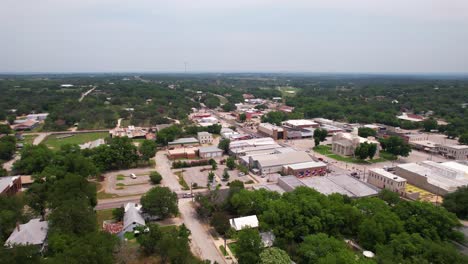 Aerial-video-of-the-city-of-Hamilton-Texas