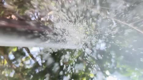 Water-Pouring-Onto-Camera-Lens-Outdoor