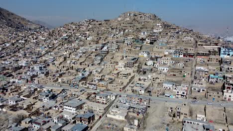 The-Crowded-Homes-of-Asamayi-Hill,-Kabul