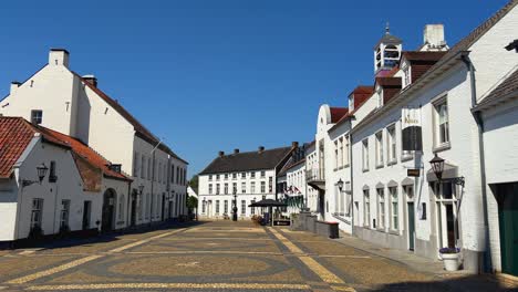 Central-square-in-historic-Dutch-white-village-Thorn-in-summer