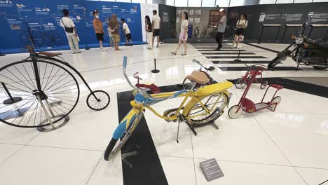 First-models-of-1930-bicycle-bike-and-tricycle-exposed-in-Shanghai-Auto-Museum