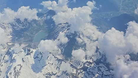 Spectacular-plane-view-of-Mont-Blanc-alps-Italy