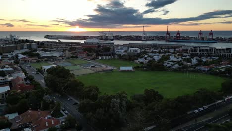 Fremantle-at-sunset-in-Western-Australia