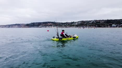 side-view-of-a-kayaker-in-the-ocean