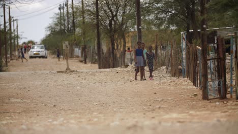 Women-Walking-In-A-Small-Village-In-Africa