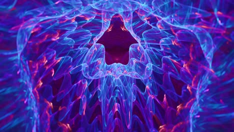 Sound-waves-visualized,-vibrant-colorful-vibrational-cymatics-background-beats-in-motion,-spiritual-visual-awakening,-intricate-flowing-geometric-patterns,-seamless-looped