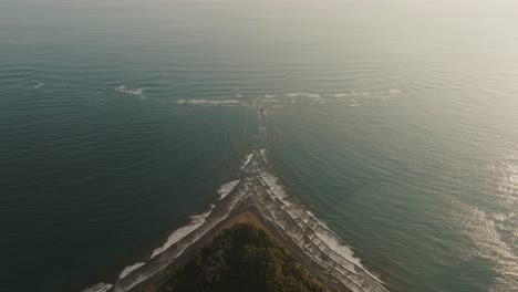 Ruhige-Aussicht-Auf-Den-Strand-Von-Uvita,-Whaletail-In-Costa-Rica,-Mittelamerika