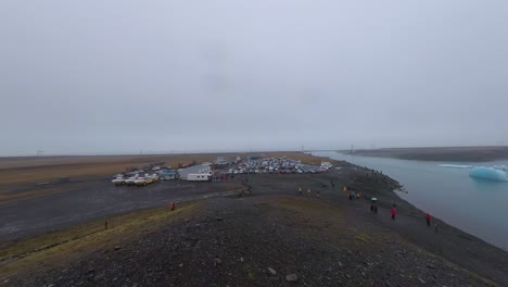 Iceland---Jökulsárlón-Glacier-Lagoon:-Awe-and-Wonder-at-Jökulsárlón's-Majestic-Glacial-Panorama