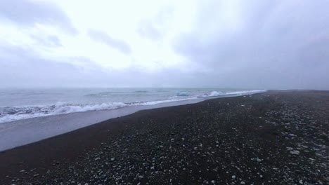 Iceland---Jökulsárlón-Glacier-Lagoon:-A-Diamond-Delight---Marveling-at-Nature's-Artistry-on-Diamond-Beach