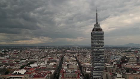 Impresionantes-Antenas-Del-Centro-De-Cdmx:-Vistas-De-La-Torre-Latinoamericana,-Ciudad-De-México