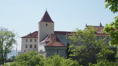 Ein-Blick-Auf-Die-Alte-Prager-Burganlage-In-Prag,-Tschechische-Republik