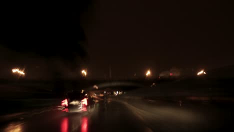 Timelapse-car-ride-through-the-streets-of-Paris-France-at-night
