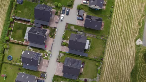 Bird-Eye-View-of-Detached-Houses-in-Residental-Area