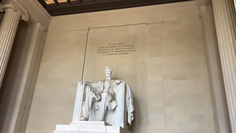 Monumento-A-Lincoln-En-Washington-DC-En-Estados-Unidos-De-América-Durante-El-Día-Sin-Gente-4k