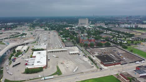 Detroit-Michigan-aerial-view-