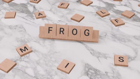Froschwort-Auf-Scrabble