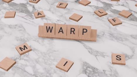 Warp-Wort-Auf-Scrabble