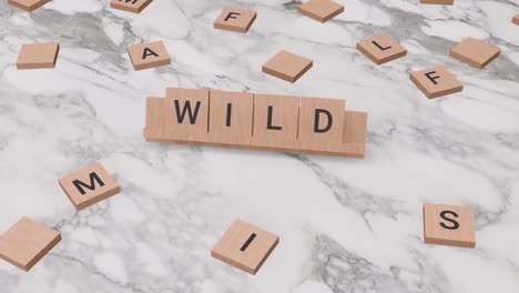 Wildes-Wort-Auf-Scrabble