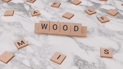Wood-word-on-scrabble