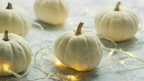 White-pumpkins-with-garland-on-table